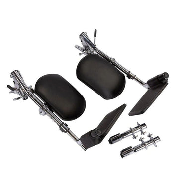 Motorcycle seat and related parts on a white background