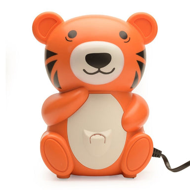 Orange tiger-shaped pediatric nebulizer