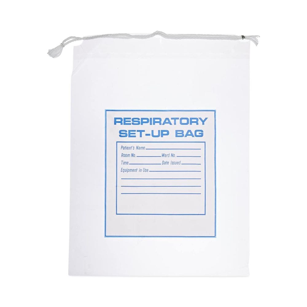 Respiratory Bag with draw tape