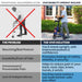Comparison chart between traditional walker/rollator and Vive Mobility Upright Walker.