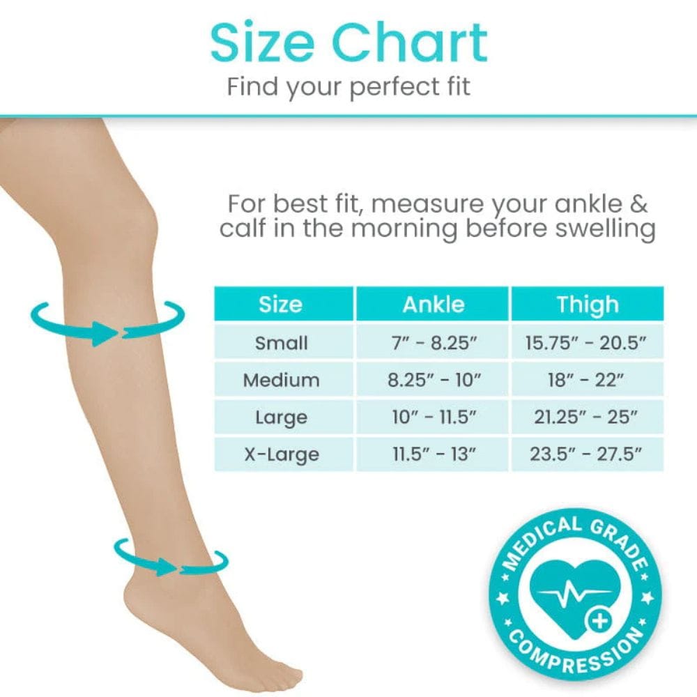 Vive Health 20-30 Thigh High Graduated Compression Stocking