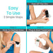Step-by-step guide on using a medical device with text 'Easy To Use 3 Simple Steps'.