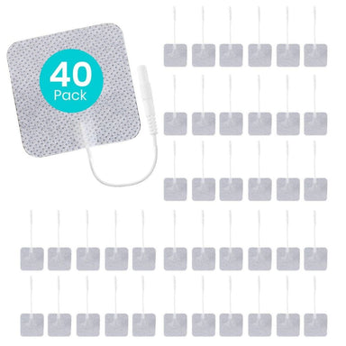 40-pack of adhesive patches with a patch applicator on a white background