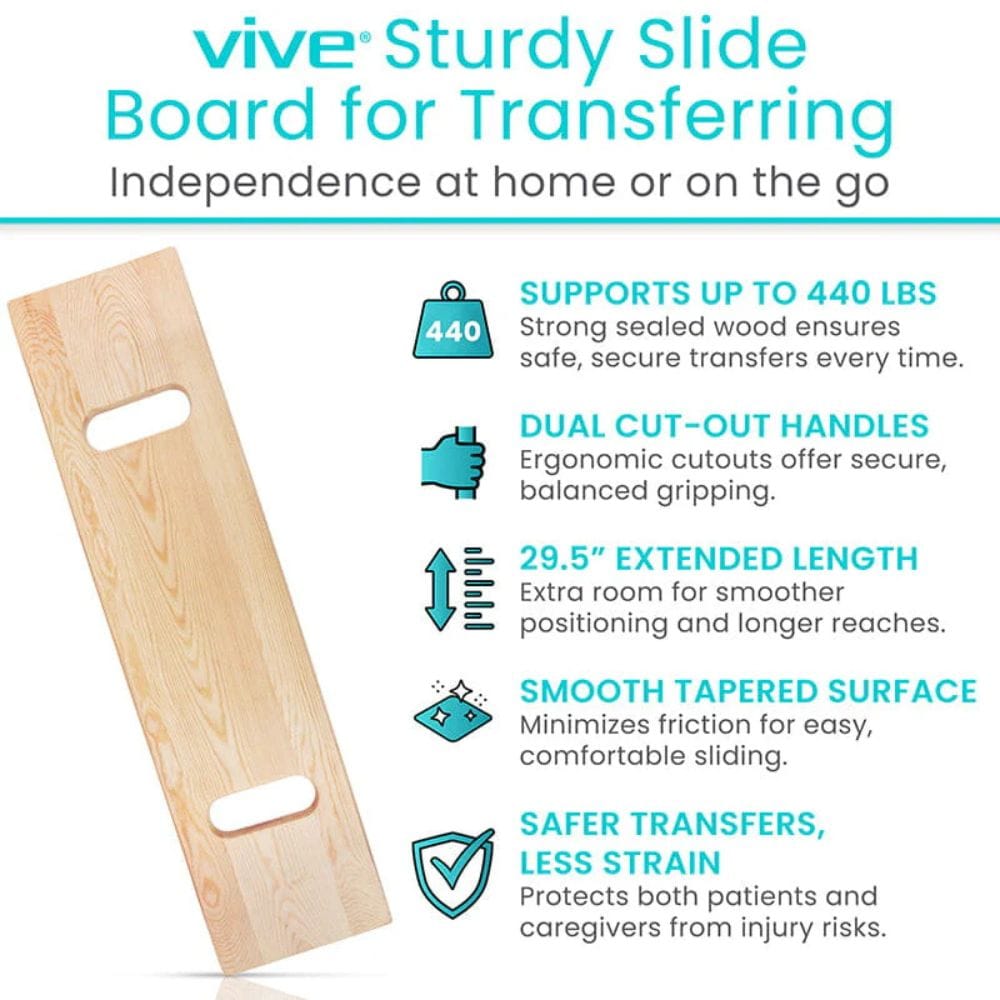 Vive Health Wooden Transfer Board