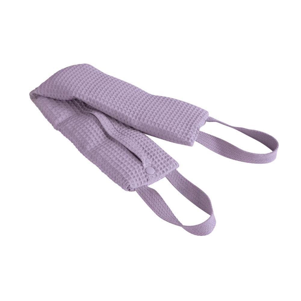Purple textured belt on a white background