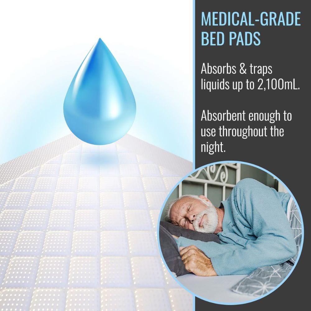 DMI Ultra Absorbent XL Incontinence Bed Pads 36x36,50 pack