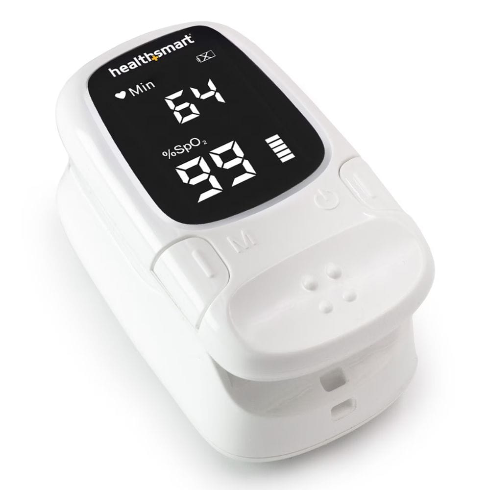 Healthsmart Digital Fingertip Sport Pulse Oximeter with LED Display, Auto-Shutoff
