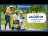 Journey Zoomer Lightweight Folding Power Chair One Handed Control
